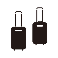 Baggage Icon Vector Logo Template Illustration Design