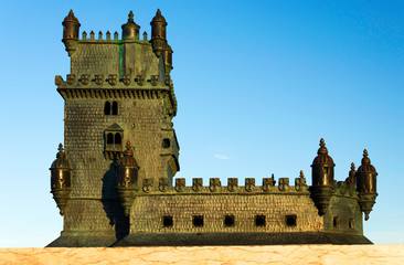 Obraz premium Belem Tower in sunset light, Lisbon, Portugal