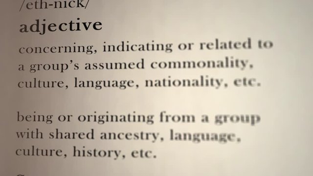Ethnic Definition