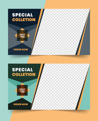 Special Collection Furniture Sale Social Media Banner Template