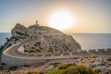 Cap de Formentor Lighthouse on the Spanish, Balearic Islands of Majorca, Mallorca
