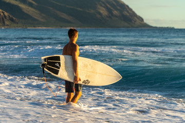 Surfer in Hawaii
