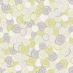 Seamless background in an abstract style of  green. Geometric Pattern. Use for wallpaper, printing on the packaging paper, textiles. Vector illustration.