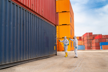 Disinfecting of storage container to prevent COVID-19