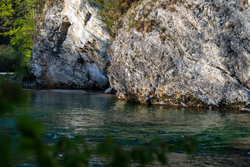rocks in the water