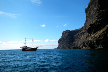Obraz premium Landscape of Los Gigantes, Tenerife, Spain