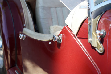 Naklejka premium detail of an old car