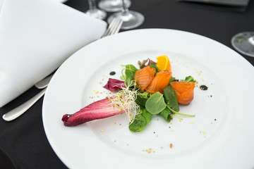 Exclusive appetizer at the party