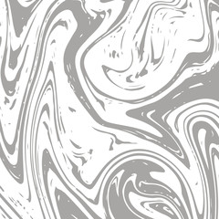 Gray Marble Texture Vector Square Liquid Ink Background. Fluid Paint Suminagashi Modern Pattern for Wedding Invitation, Flyers, Corporate Identity. Hipster Stone Marble Texture, Faded Paint Splatter.