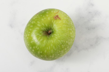 fresh green apple healthy fruit studio light