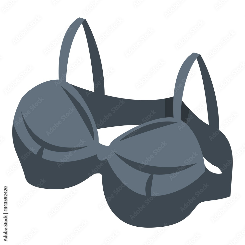 Aufkleber push up bra icon. isometric of push up bra vector icon for web design isolated on white background