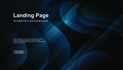 Creative geometric background. Trendy gradient shapes composition. Eps10 vector.