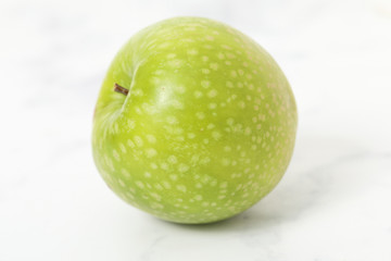 fresh green apple healthy fruit studio light