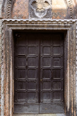 Old door in Venice with a really dark look.