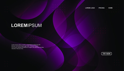 Fototapeta premium Creative geometric background. Trendy gradient shapes composition. Eps10 vector.