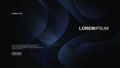 Creative geometric background. Trendy gradient shapes composition. Eps10 vector.