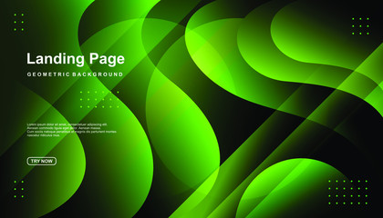 Creative geometric background. Trendy gradient shapes composition. Eps10 vector.