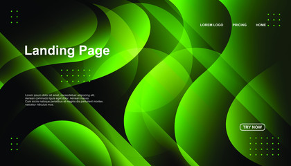 Creative geometric background. Trendy gradient shapes composition. Eps10 vector.