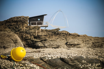 Pêcheries en bord de mer en Loire atlantique