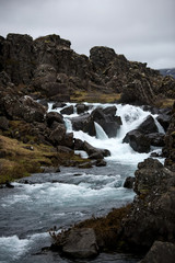 Waterfall in Iceland