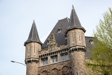 Leopold Barracks - one of belgian ghotic landmark in Gent, Belgium.