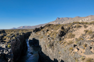 Obraz premium canyon at Rio Grande, Malargue, Mendoza, Patagonia