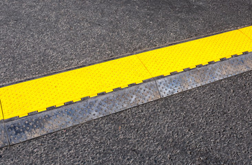 Artificial unevenness to reduce speed on the road