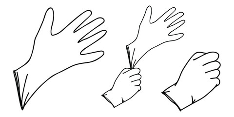 Medical Doctor rubber gloves, Nursing, Healthcare, Paramedic hand