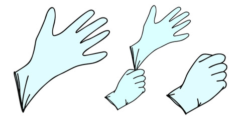 Medical Doctor rubber gloves, Nursing, Healthcare, Paramedic hand