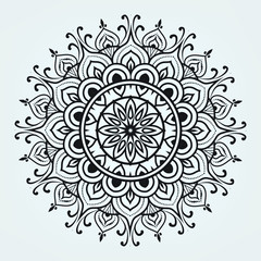 Luxury mandala background with arabesque pattern arabic islamic east style for Wedding card, book cover.	
