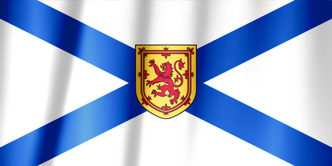 Canadian provinces flags series - Nova Scotia