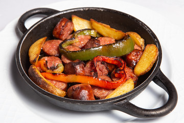 cazuela de chorizo