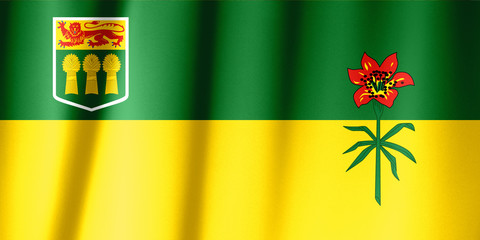 Canadian provinces flags series - Saskatchewan