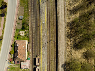 szusa, tory, pożar, peron, 