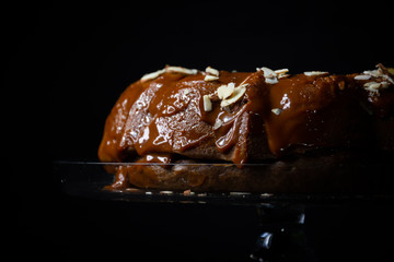 Freshly baked coffee cake