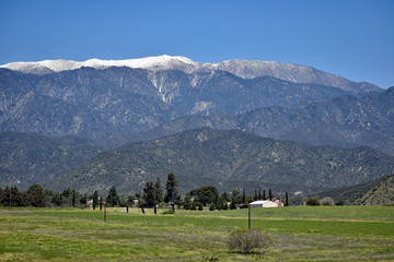 Fototapeta na wymiar View of Mountains in Background