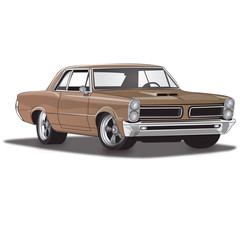 Fototapeta premium car, auto, isolated, automobile, vehicle, transportation, transport, classic, vintage, wheel, drive, sedan, classic car, hotrod, hot rod, muscle car