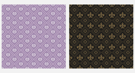 Tile seamless pattern. Samples for textiles, fabrics and interior design.