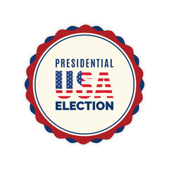 Campaign button of presidential elections 2020