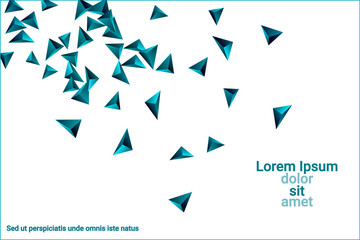 
Triangular background.