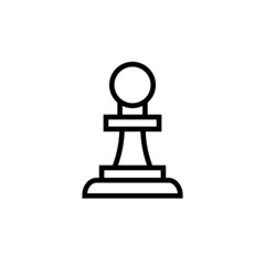 chess icon - From Fitness, Health and activity icons, sports icons in outline, lineart style on white background