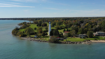 Fototapeta premium Racine Lighthouse 5