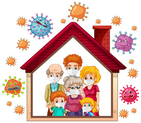 Stay home to prevent coronavirus