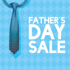 happy fathers day card with neck tie