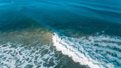 Aerial Views of Coastline and waves and beaches along the Great Ocean Road, Australia