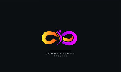 Fototapeta premium Infinity Vector Logo Template Illustration Design
