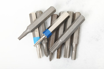 Precision screwdrivers for small screws, used by electronic technologie