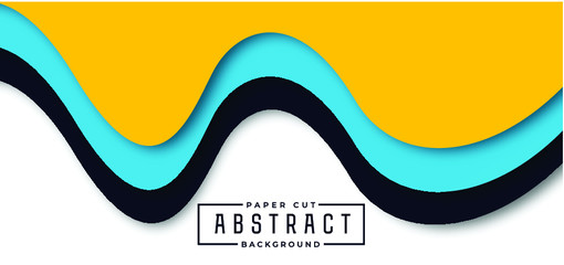 Abstract Gradient Vector Horizontal Banner Background