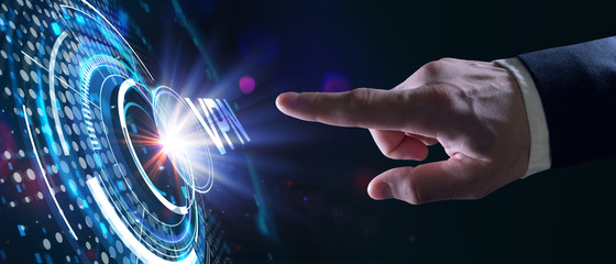 Business, Technology, Internet and network concept. VPN network security internet privacy...