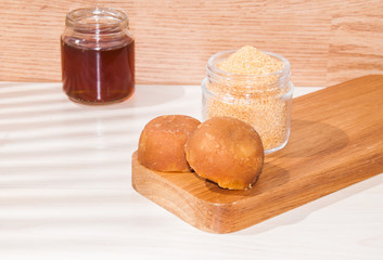 Panela or sugar cane candy - Saccharum officinarum